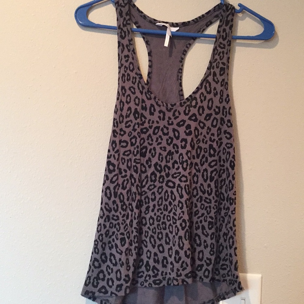 Animal print tank top